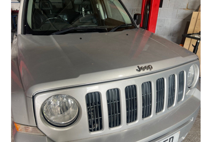 BONNET JEEP PATRIOT CRD 2008 IN SILVER WITH HINGES 2007 - 2012